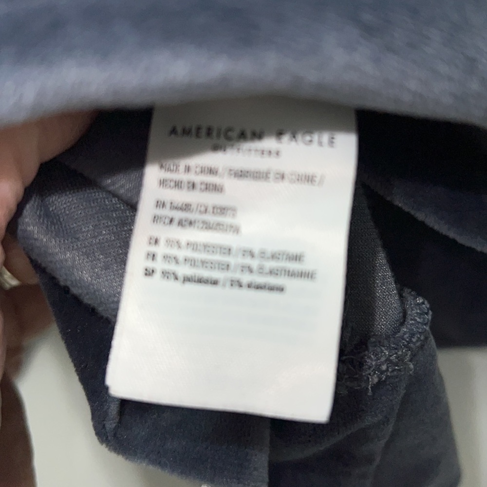 AMERICAN EAGLE velour hoodie - Picture 6 of 8